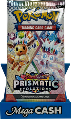 Pokémon - Prismatic Evolutions Booster Pack - Mega Cash Sydney