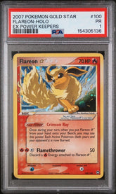 Pokémon - PSA 1 Gold Star Flareon 100/108 Ex Power Keepers - Mega Cash Sydney