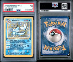 Pokémon - PSA 1 Vaporeon Holo 12/64 - Mega Cash Sydney