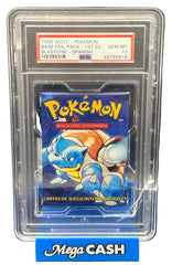 POKÉMON - PSA 10 1ST Edition Base Set Blastoise Pack (SPANISH) Cracked Slab - Mega Cash Sydney