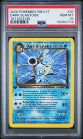 Pokémon - PSA 10 1ST Edition Dark Blastoise 20/82 Rocket - Mega Cash Sydney