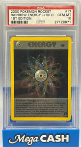 Pokémon - PSA 10 1ST Edition Rainbow Energy 17/82 - Mega Cash Sydney