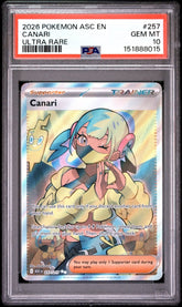 Pokémon - PSA 10 Canari 257/217 Ascended Heroes - Mega Cash Sydney