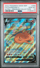 Pokémon - PSA 10 Charizard V SWSH260 Blskc Star Promo - Mega Cash Sydney