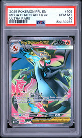 Pokémon - PSA 10 Charizard X Ex 109/094 Phantasmal Flames - Mega Cash Sydney