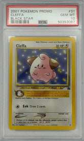 Pokemon PSA 10 Cleffa 31 Black Star Promo - Mega Cash Sydney