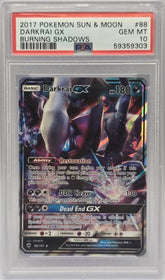 Pokemon - PSA 10 Darkrai GX 88/147 Burning Shadows - Mega Cash Sydney
