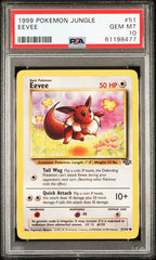 Pokemon - PSA 10 Eevee 51/64 Jungle - Mega Cash Sydney