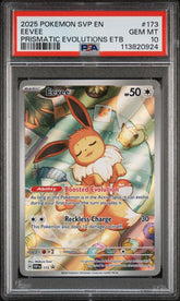 Pokemon - PSA 10 Eevee SVP173 Prismatic Evolutions ETB Promo - Mega Cash Sydney