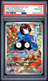 Pokémon - PSA 10 Erika’s Tangela 218/217 Ascended Heros - Mega Cash Sydney