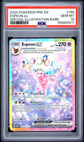 Pokémon - PSA 10 Espeon Ex 155/131 Prismatic Evolutions - Mega Cash Sydney