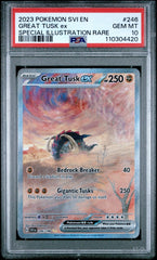 Pokémon - PSA 10 Great Tusk EX - 246/198 Scarlet & Violet Base - Mega Cash Sydney