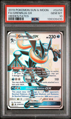 Pokémon - PSA 10 - Greninja GX - SV56/SV94 - Hidden Fates - Mega Cash Sydney