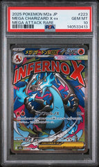 Pokémon - PSA 10 - JPN - Charizard X EX 223/193 - Mega Dream - Mega Cash Sydney