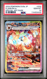 Pokémon - PSA 10 - JPN Flareon Ex - 202/187 - Mega Cash Sydney