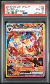 Pokémon - PSA 10 - JPN Flareon Ex - 202/187 - Mega Cash Sydney