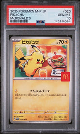Pokémon - PSA 10 - JPN McDonald’s Pikachu -020/M-P - Mega Cash Sydney