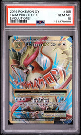 Pokémon - PSA 10 M Pidgeot Ex 105/108 XY Evolutions - Mega Cash Sydney
