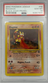 Pokemon PSA 10 Magmar 44 Black Star Promo Pokemon League - Mega Cash Sydney