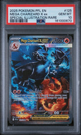 Pokemon - PSA 10 Mega Charizard X EX 125/094 Phantasmal Flames Mega Evolution - Mega Cash Sydney