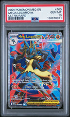 Pokémon - PSA 10 Mega Lucario Ex 160/132 Mega Evolutions - Mega Cash Sydney