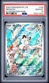 Pokémon - PSA 10 Meowth 106/094 Phantasmal Flames - Mega Cash Sydney
