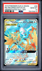 Pokemon PSA 10 Moltres / Zapdos / Articuno GX 66/68 Tag Team Hidden Fates Full Art - Mega Cash Sydney