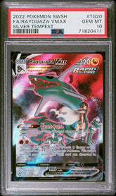 Pokémon - PSA 10 Rayquaza Vmax TG20/TG30 Silver Tempest - Mega Cash Sydney