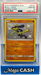Pokémon - PSA 10 Riolu SV21/SV94 Hidden Fates - Mega Cash Sydney