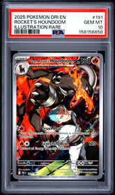 Pokémon - PSA 10 Team Rocket’s Houndoom 191/182 Destined Rivals - Mega Cash Sydney