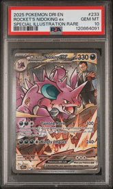 Pokemon - PSA 10 Team Rockets Nidoking ex 223/182 Destined Rivals - Mega Cash Sydney
