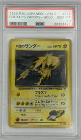 Pokemon PSA 10 Team Rocket’s Zapdos 145 Holo Gym 2 Japanese - Mega Cash Sydney