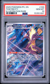 Pokémon - PSA 10 Toxtricity 103/094 Phantasmal Flames - Mega Cash Sydney