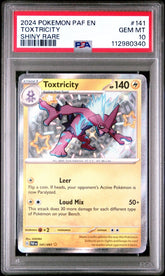 Pokémon - PSA 10 Toxtricity - 141/091 Paldean Fates - Mega Cash Sydney