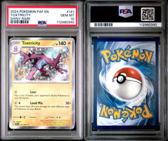 Pokémon - PSA 10 Toxtricity - 141/091 Paldean Fates - Mega Cash Sydney