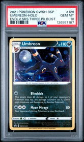 POKÉMON - PSA 10 Umbreon 3 Pack Promo SWSH129 - Mega Cash Sydney