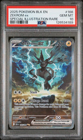 Pokémon - PSA 10 - Zekrom Ex - 166/086 - Black Bolt - Mega Cash Sydney