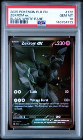Pokémon - PSA 10 Zekrom Ex 172/086 - Mega Cash Sydney