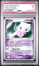 Pokemon - PSA 3 Mew ex 88/92 Legend Maker - Mega Cash Sydney