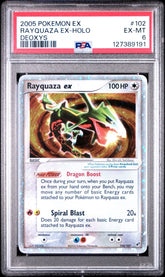 Pokémon - PSA 6 Rayquaza Ex 102/107 Deoxys - Mega Cash Sydney