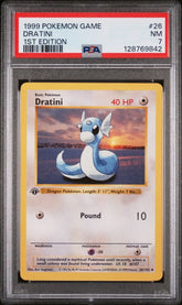 Pokémon - PSA 7 1ST Edition Dratini 26/102 - Mega Cash Sydney