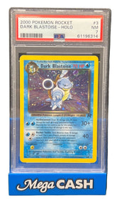 Pokémon - PSA 7 Dark Blastoise Holo 3/82 Rocket - Mega Cash Sydney
