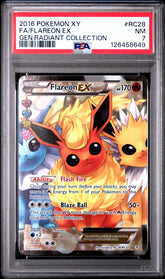 Pokémon - PSA 7 - Flareon EX RC28/RC32 - Mega Cash Sydney