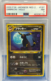 Pokémon - PSA 7 Umbreon Holo Neo 2 JPN - Mega Cash Sydney