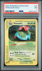 Pokemon - PSA 7 Venusaur Holo 30/165 Expedition - Mega Cash Sydney