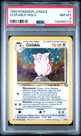 Pokémon - PSA 8 Clefable Holo 1/64 Jungle - Mega Cash Sydney
