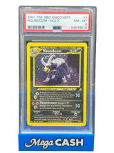 Pokémon - PSA 8 Houndoom Holo 4/75 Neo Discovery - Mega Cash Sydney