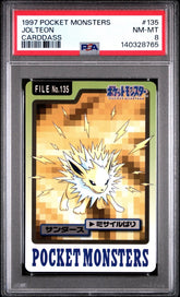 Pokémon - PSA 8 Jolteon 135 Carddass - Mega Cash Sydney