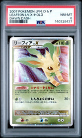 Pokémon - PSA 8 Leafeon LV.X Holo DP4 Dawn Dash (JPN) - Mega Cash Sydney