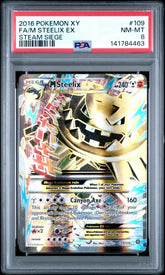 Pokémon - PSA 8 M Steelix Ex 109/114 XY Steam Siege - Mega Cash Sydney